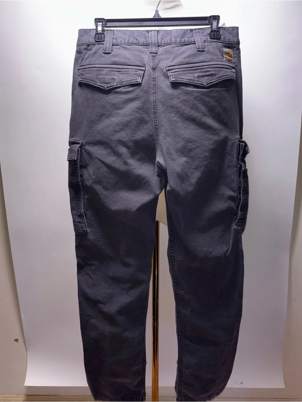 Carhartt Rugged Flex Relaxed Fit Canvas Cargo Work Pants Size 33x34